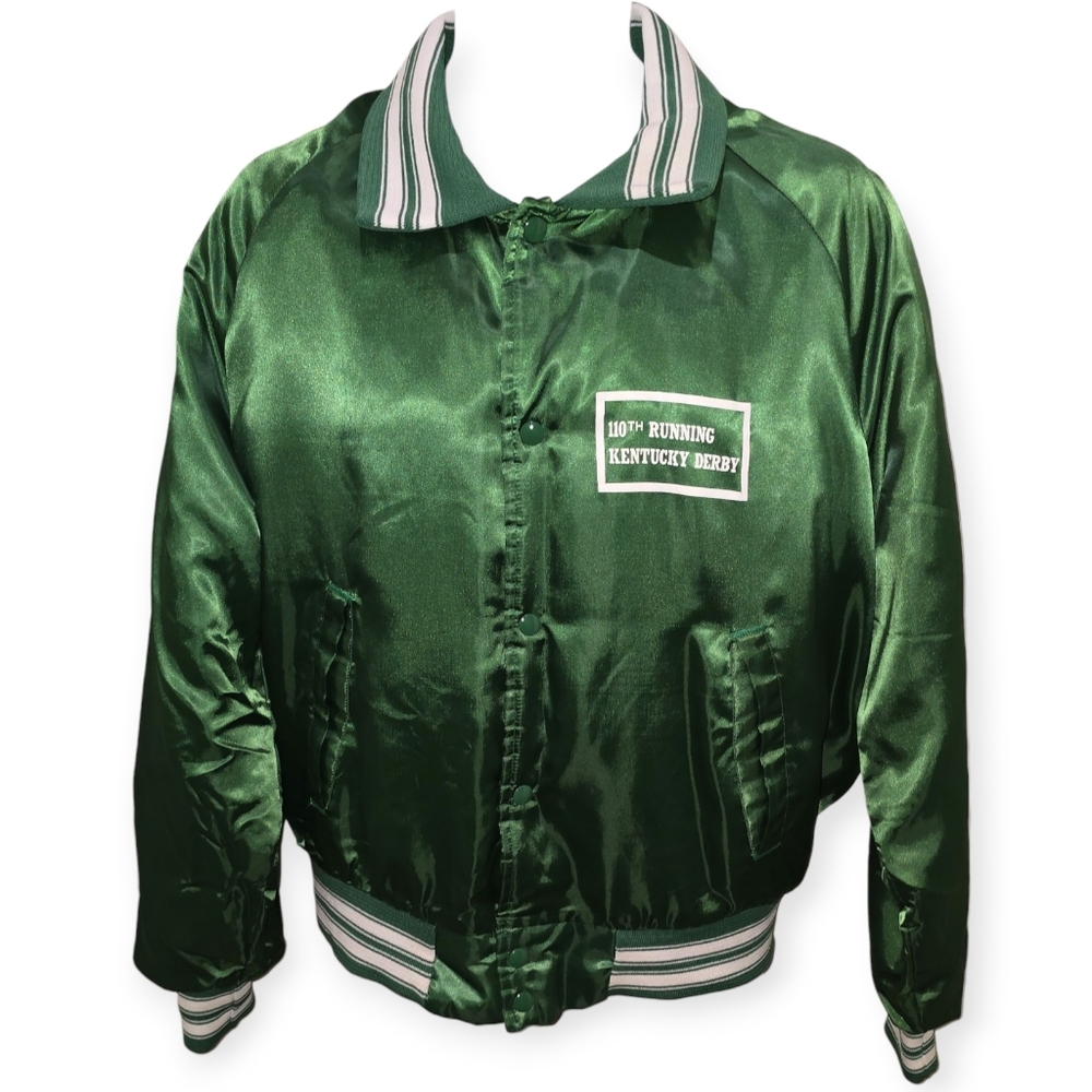 Vintage Chalk Line 1984 Kentucky Derby Satin Jacket Large Style 402 Ultra Rare